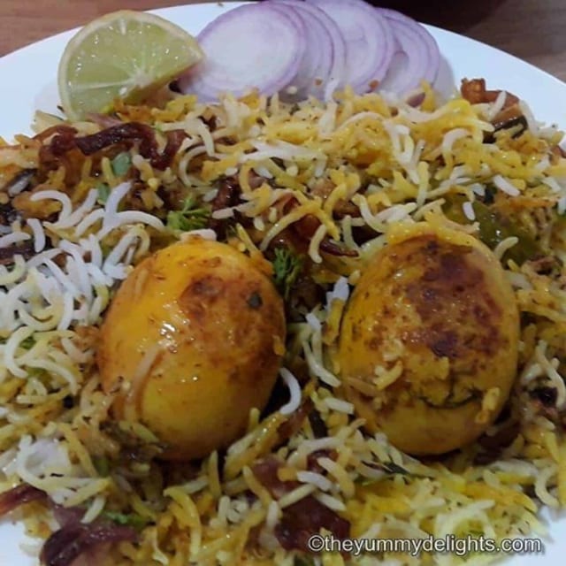 Egg Biryani.