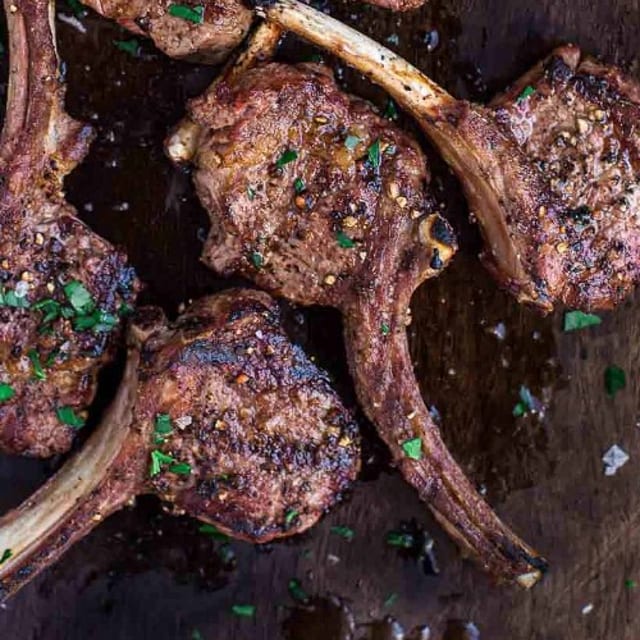 100 Pieces Lamb Chops.