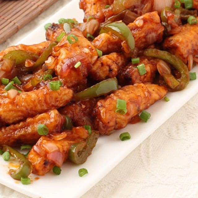Golden Chili Baby Corn.
