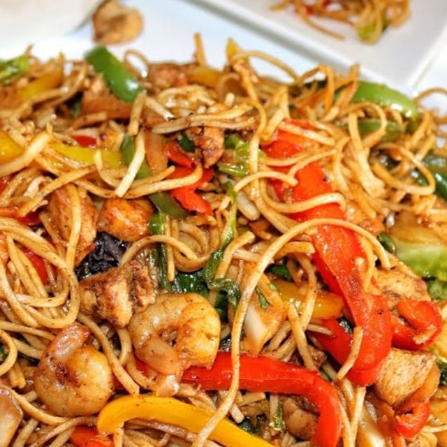 Combo Noodles (Egg, Chicken, Shrimp).