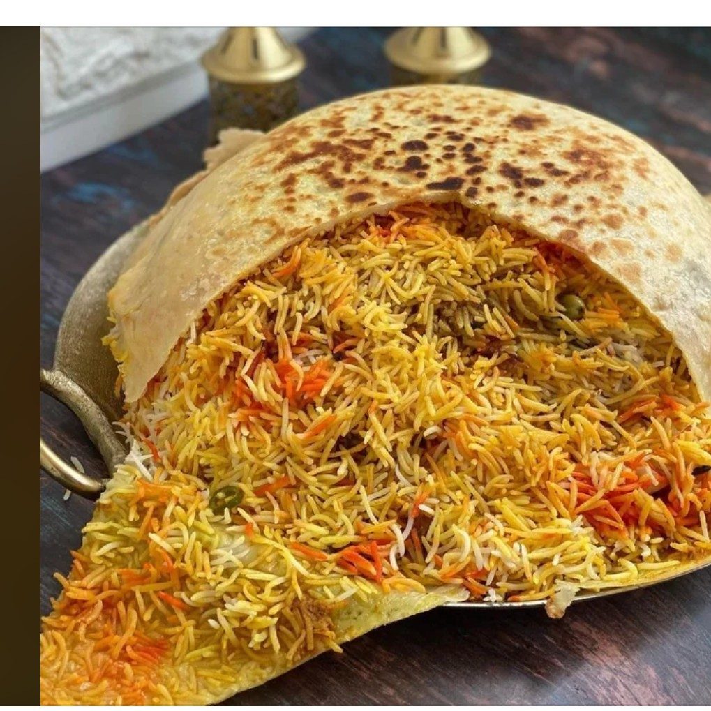 Parda Goat Biryani.