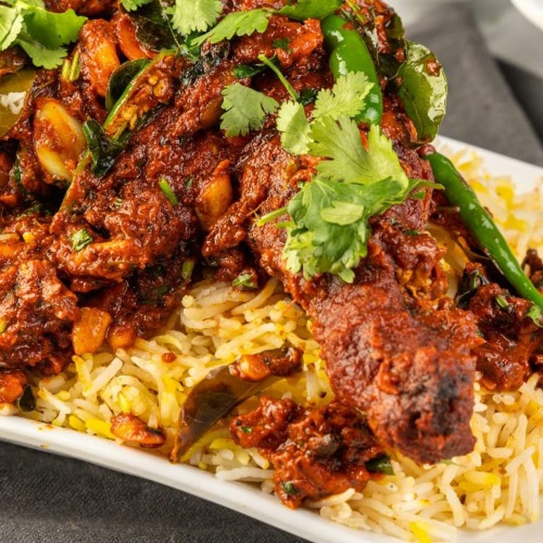 Delicious Goat Biryani