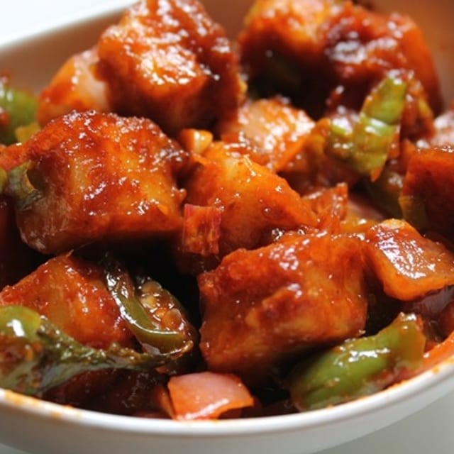 Chili Paneer.