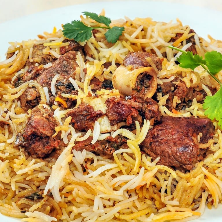 Goat Dum Biryani Delights