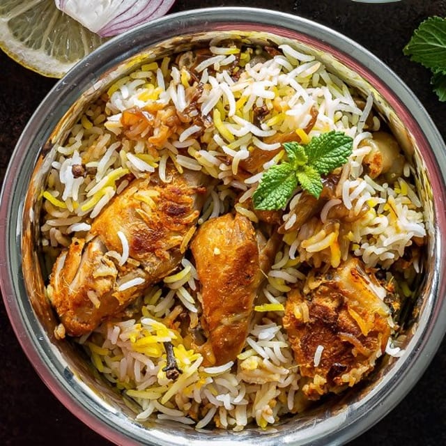 Chicken Dum Biryani (With Bone).