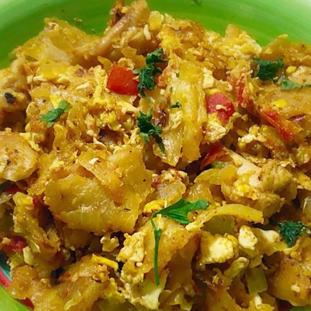 Egg Kothu Paratha.